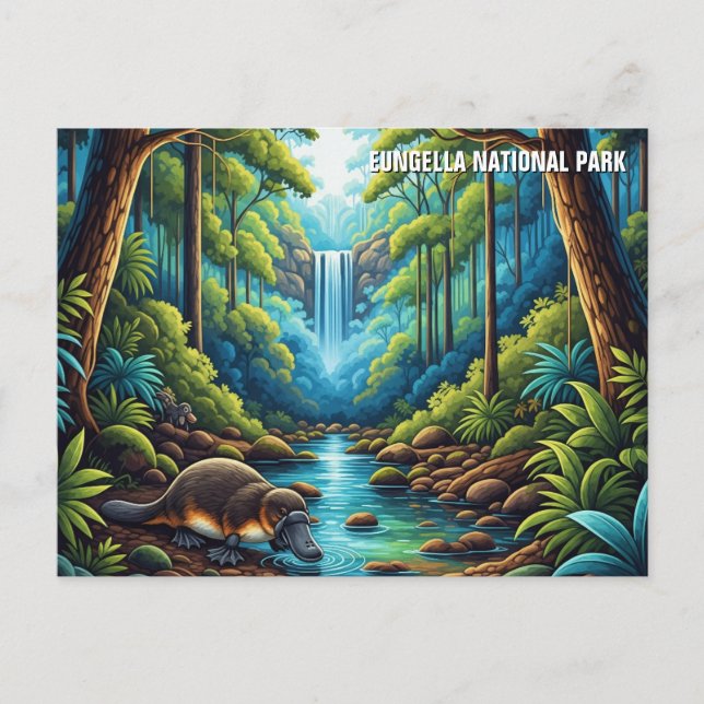 Postal Parque nacional Eungella Australia (Anverso)