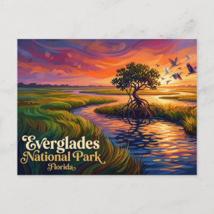 Postal Parque Nacional Everglades EE. UU.