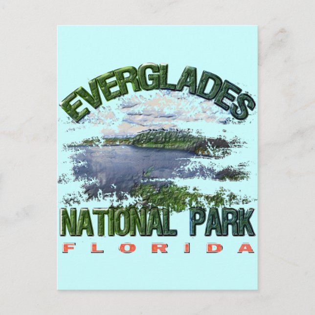 Postal Parque Nacional Everglades, Florida (Anverso)
