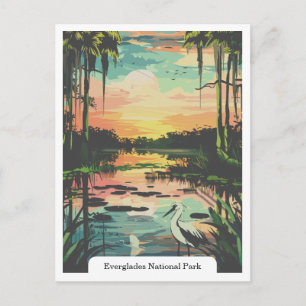 Postal Parque Nacional Everglades, Florida EE. UU.