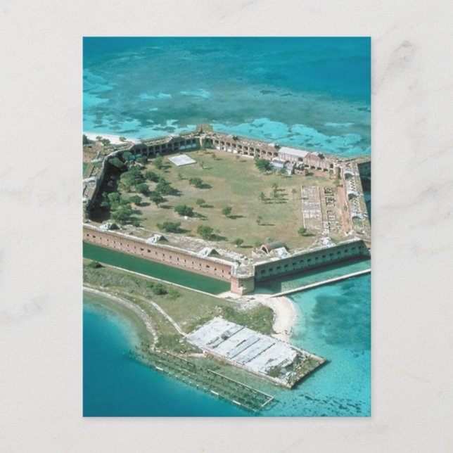 Postal Parque nacional Fort Jefferson (Anverso)