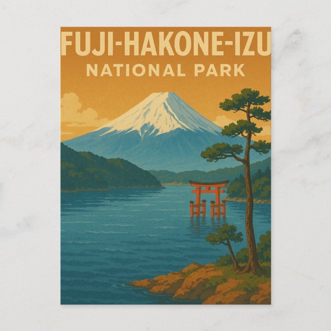 Postal Parque nacional Fuji-Hakone-Izu (Anverso)