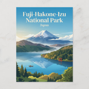 Postal Parque Nacional Fuji-Hakone-Izu Japón