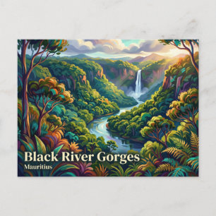 Postal Parque Nacional Gargantas del Río Negro Mauricio