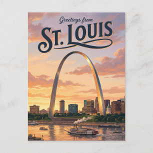 Postal Parque Nacional Gateway Arch Missouri