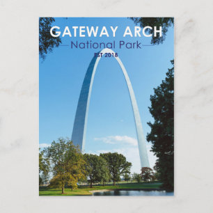 Postal Parque Nacional Gateway Arch Missouri