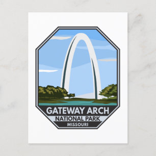Postal Parque Nacional Gateway Arch Missouri
