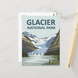 Postal Parque nacional Glaciar Arte de Viajes
