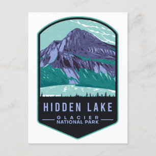 Postal Parque nacional Glaciar Hidden Lake
