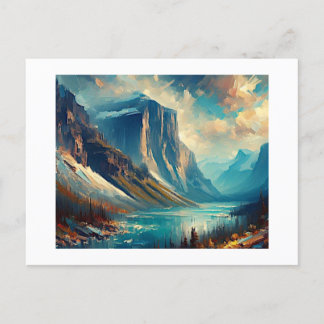 Postal Parque nacional Glaciar Montana