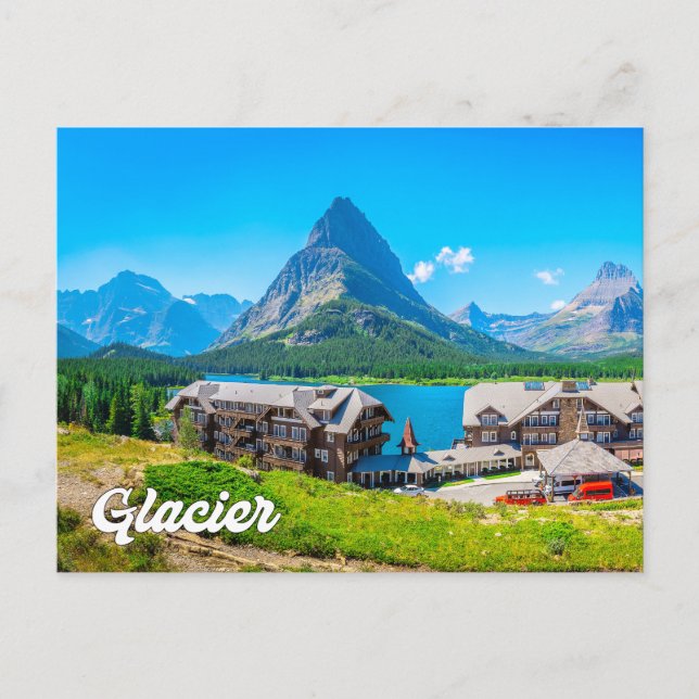 Postal Parque Nacional Glaciar, Montana, EE. UU. (Anverso)