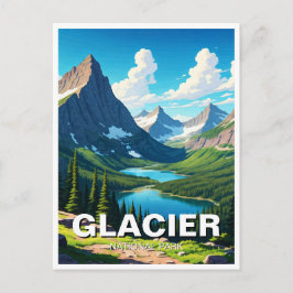Postal Parque Nacional Glaciar Viaje