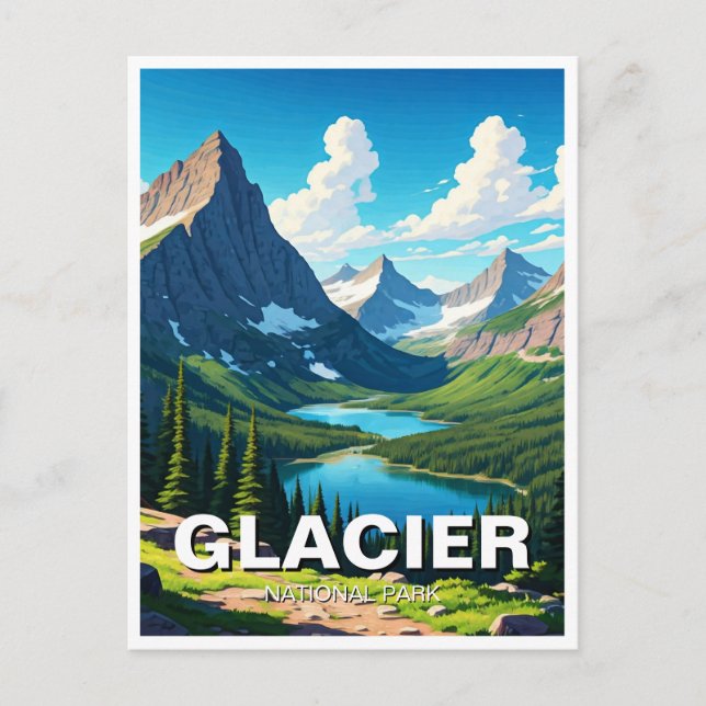 Postal Parque Nacional Glaciar Viaje (Anverso)