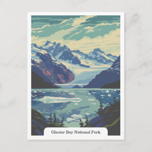 Postal Parque Nacional Glacier Bay, Alaska EE. UU.