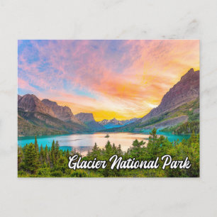 Postal Parque nacional Glacier, Montana, Estados Unidos