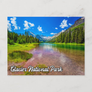 Postal Parque nacional Glacier, Montana, Estados Unidos