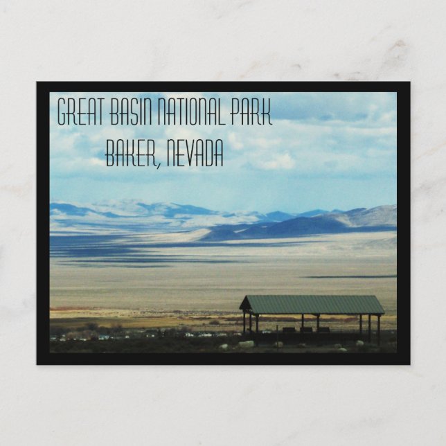 Postal Parque nacional Gran Cuenca (Anverso)