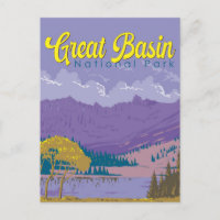 Parque nacional Gran Cuenca Ilustracion Viajes Art