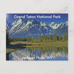 Postal Parque nacional Gran Tetón Serie 4
