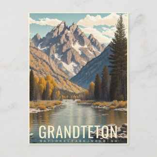 POSTAL PARQUE NACIONAL GRAND TETON