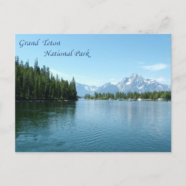 Postal Parque Nacional Grand Teton (Anverso)