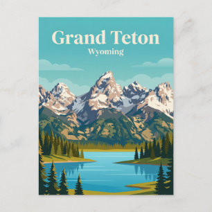 Postal Parque Nacional Grand Teton EE. UU.