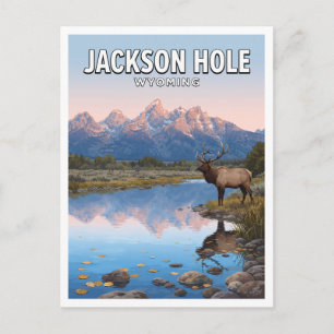 Postal Parque Nacional Grand Teton Jackson Wyoming Viajes