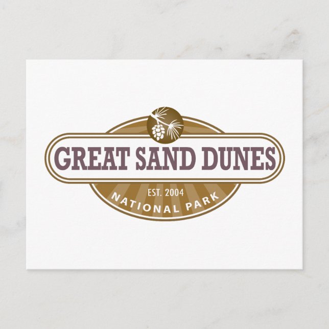Postal Parque nacional Grandes Dunas de Arena (Anverso)