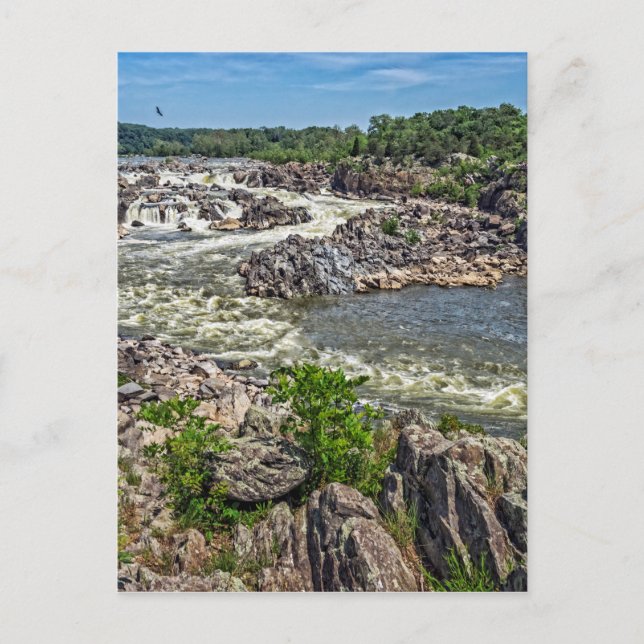 Postal Parque nacional Great Falls (Anverso)