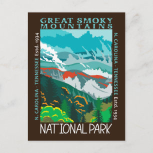 Postal Parque Nacional Great Smoky Mountains en apuros