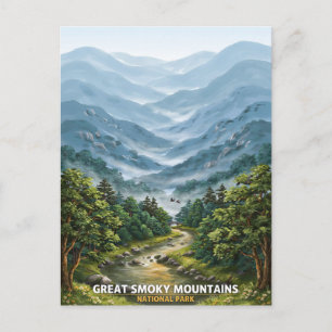 Postal Parque Nacional Great Smoky Mountains Viajes