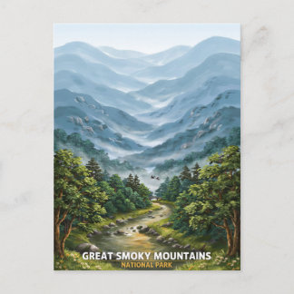 Postal Parque Nacional Great Smoky Mountains Viajes