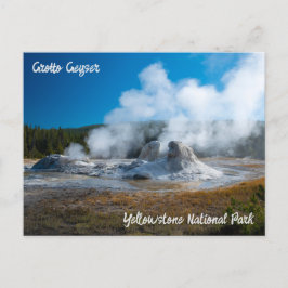 Postal Parque nacional Grotto Geyser Yellowstone