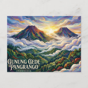 Postal Parque Nacional Gunung Gede Pangrango Indonesia