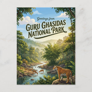Postal Parque Nacional Guru Ghasidas India