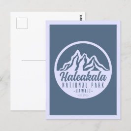 Postal Parque nacional Haleakala Hawaii
