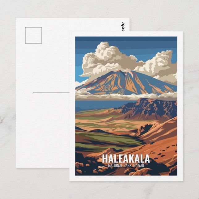 Postal Parque nacional Haleakala Hawaii USA (Anverso / Reverso)