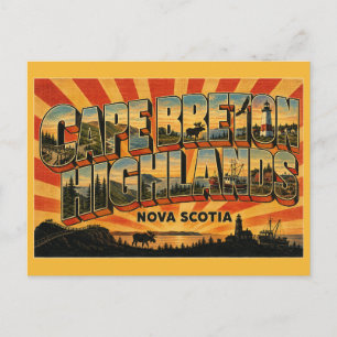 Postal Parque Nacional Highlands de Cape Breton Nueva Esc