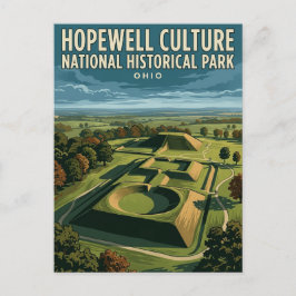 Postal Parque Nacional Histórico de la Cultura Hopewell E