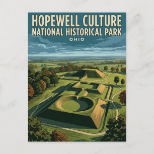 Postal Parque Nacional Histórico de la Cultura Hopewell E