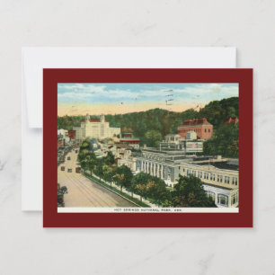 Postal Parque nacional Hot Springs, AR Vintage