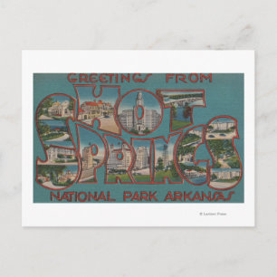 Postal Parque nacional Hot Springs, Arkansas