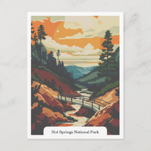Postal Parque Nacional Hot Springs, Arkansas EE. UU.