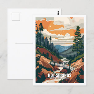 Postal Parque nacional Hot Springs Arkansas Estados Unido