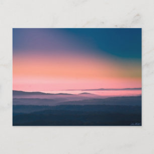Postal Parque Nacional Hot Springs Pink Sunrise, Arkansas