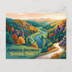 Postal Parque Nacional Hunsrück-Hochwald Alemania