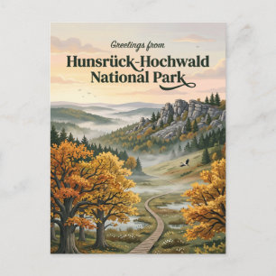 Postal Parque Nacional Hunsrück-Hochwald Alemania