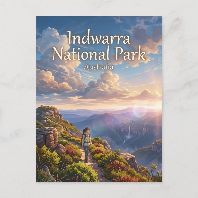 Postal Parque Nacional Indwarra Australia (Anverso)