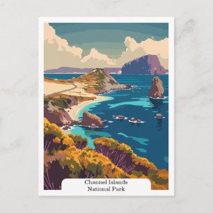 Postal Parque nacional Islas del Canal Estados Unidos