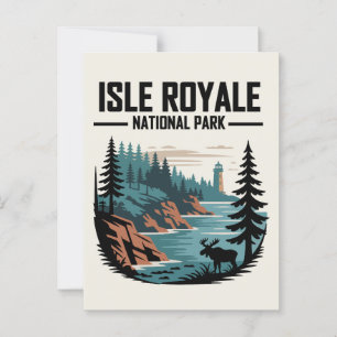 Postal Parque nacional Isle Royale
